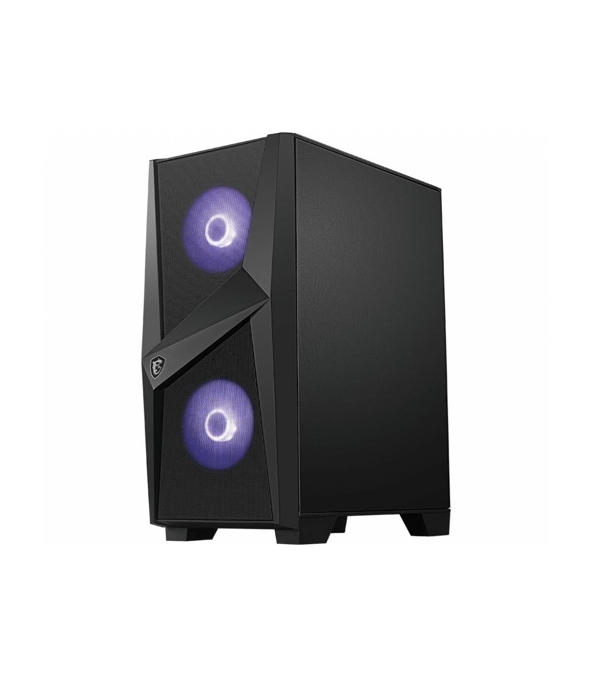 MSI MAG Forge 100M Midi Tower Negro, Transparente