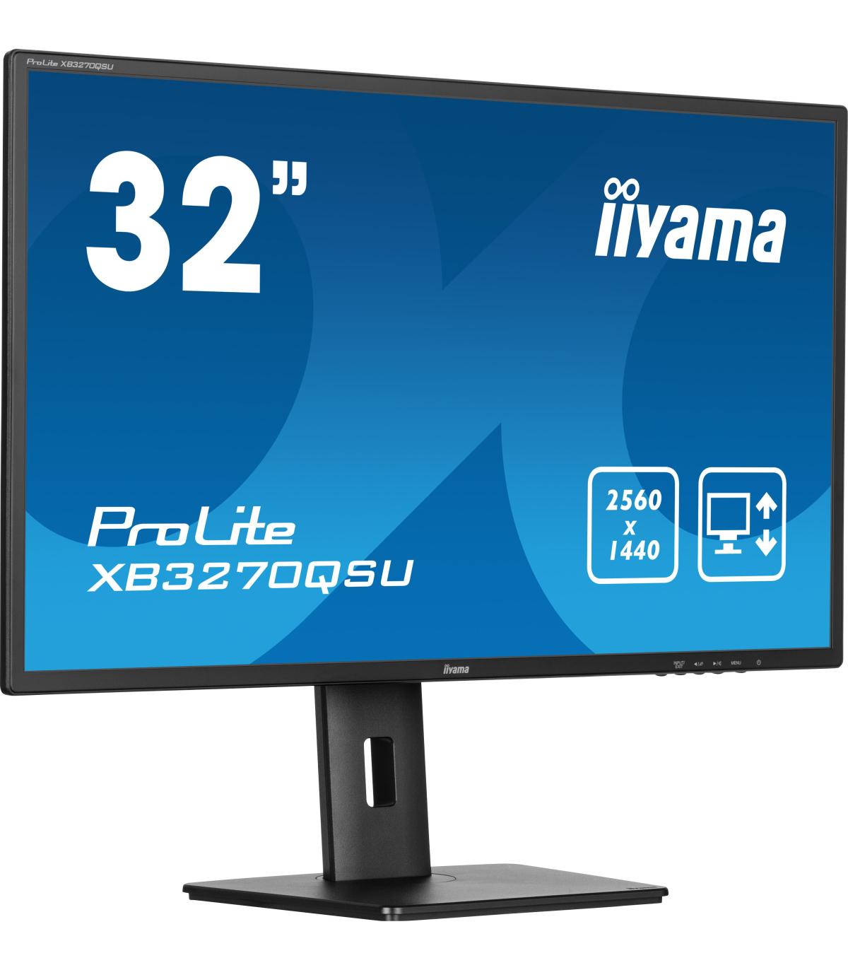 iiyama ProLite XB3270QSU-B1 pantalla para PC 81,3 cm (32") 2560 x 1440 Pixeles Wide Quad HD LED Negro