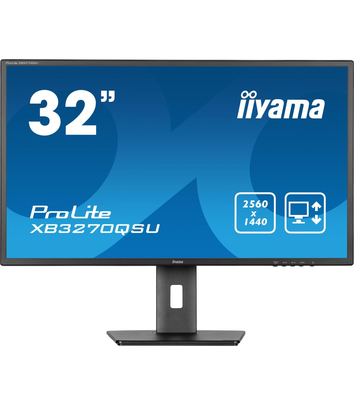 iiyama ProLite XB3270QSU-B1 pantalla para PC 81,3 cm (32") 2560 x 1440 Pixeles Wide Quad HD LED Negro