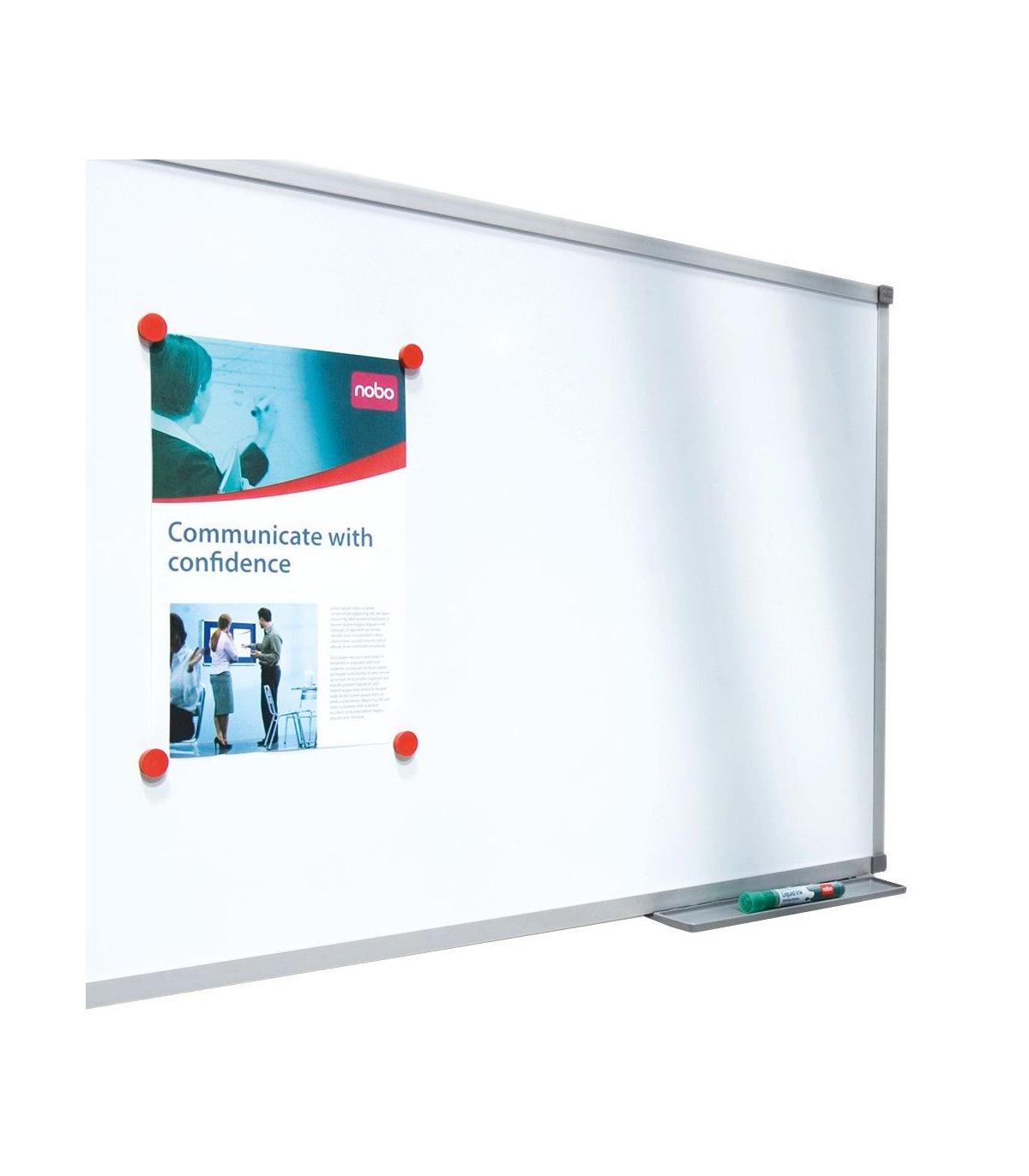 Nobo Pizarra Blanca Basic Magntica De Acero 1200x900 Mm Con Marco Bsico