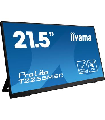 iiyama ProLite T2255MSC-B1 pantalla para PC 54,6 cm (21.5") 1920 x 1080 Pixeles Full HD LCD Pantalla táctil Negro