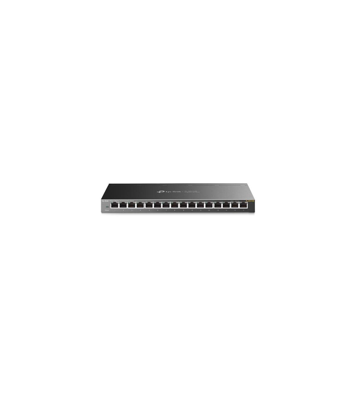 TP-Link TL-SG116E No administrado L2 Gigabit Ethernet (10 100 1000) Negro