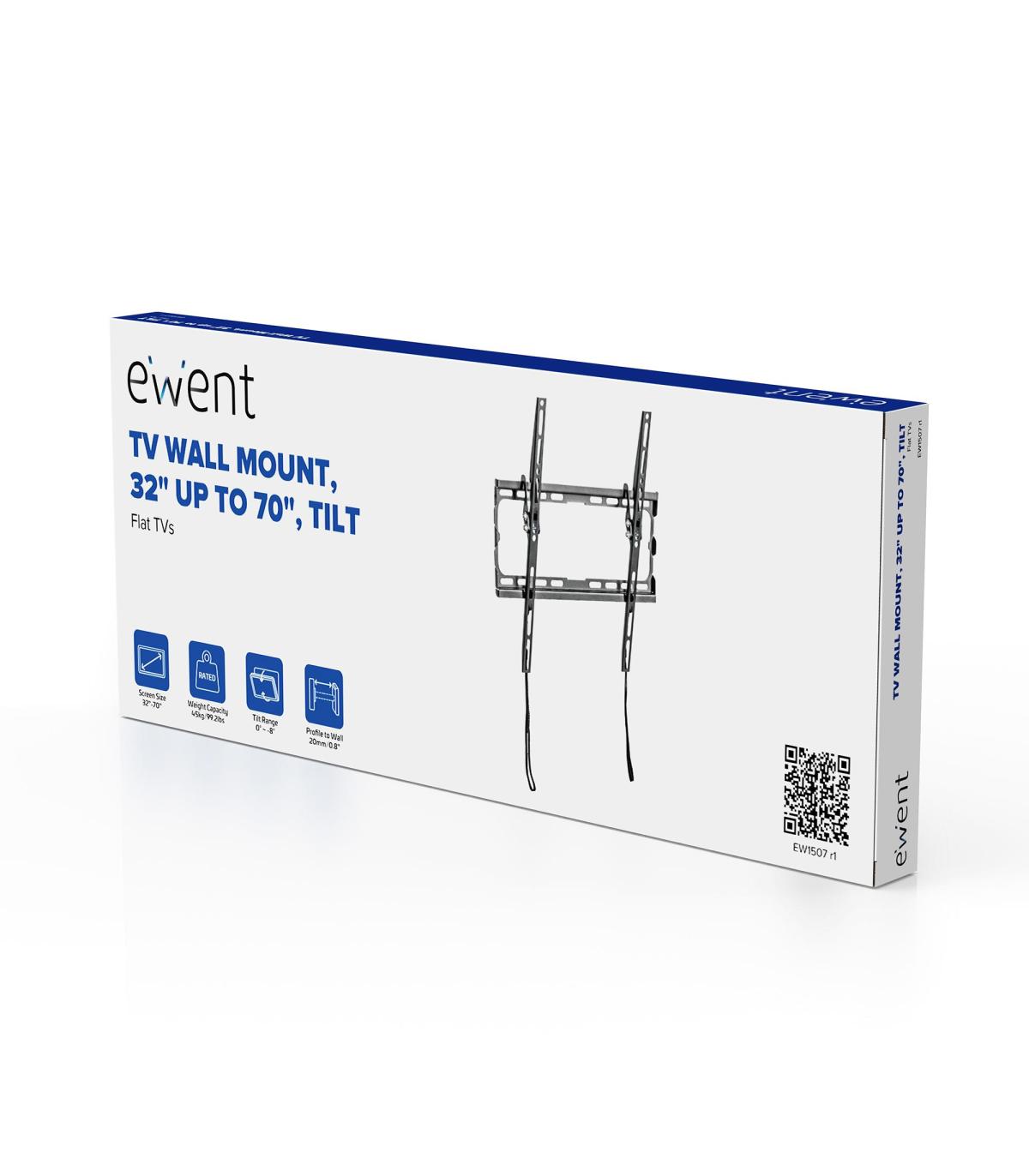 Ewent EW1507 soporte para TV 177,8 cm (70") Negro