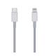 AISENS Cable USB 2.0 USB-С A Lightning PD 2A, Lightning M-USB-С M, Blanco, 20cm