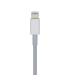 AISENS Cable USB 2.0 USB-С A Lightning PD 2A, Lightning M-USB-С M, Blanco, 20cm