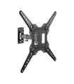 AISENS Soporte Eco Giratorio, Inclinable Para Monitor TV 30kg (2 Pivotes) De 23-55, Negro