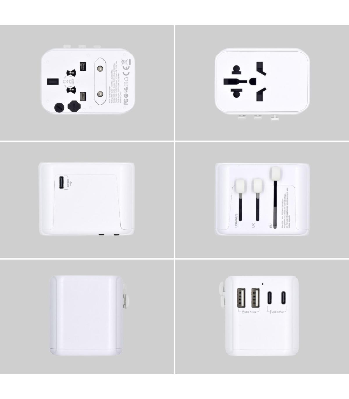 Ewent EW1470 cargador de dispositivo móvil Blanco