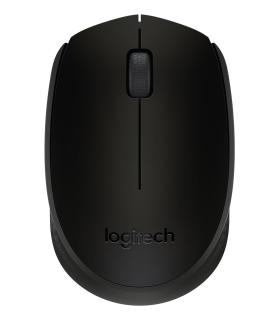 Logitech B170 Black Bp ratón Oficina Ambidextro RF inalámbrico Óptico