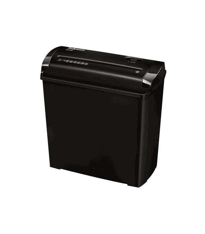 Fellowes P-25S triturador de papel Corte en tiras 22 cm Negro, Gris