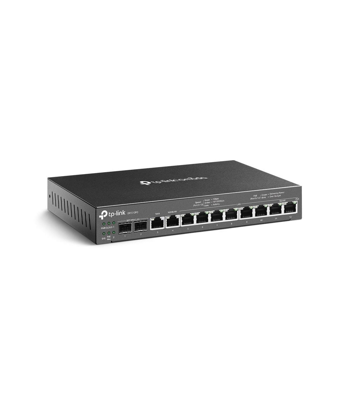 TP-Link Omada ER7212PC router Gigabit Ethernet Negro