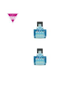 Nanocable Cable de Red Cat.7 600MHZ LSZH SFTP PIMF AWG26, Negro, 50 cm