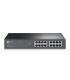 TP-Link TL-SG1016PE Gestionado L2 Gigabit Ethernet (10 100 1000) Energía sobre Ethernet (PoE) 1U Negro