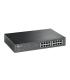 TP-Link TL-SG1016PE Gestionado L2 Gigabit Ethernet (10 100 1000) Energía sobre Ethernet (PoE) 1U Negro