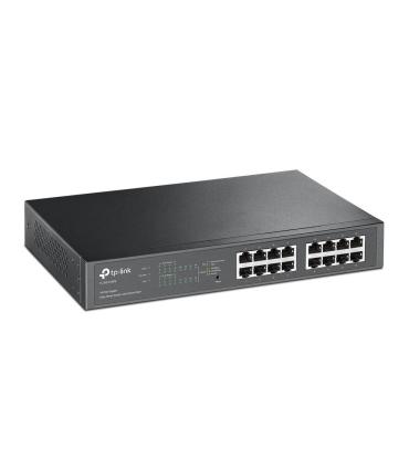 TP-Link TL-SG1016PE Gestionado L2 Gigabit Ethernet (10 100 1000) Energía sobre Ethernet (PoE) 1U Negro