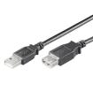 Ewent EC1012 cable USB USB 2.0 1,8 m USB A Negro