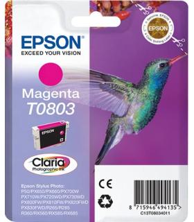 Epson Hummingbird Cartucho T0803 magenta