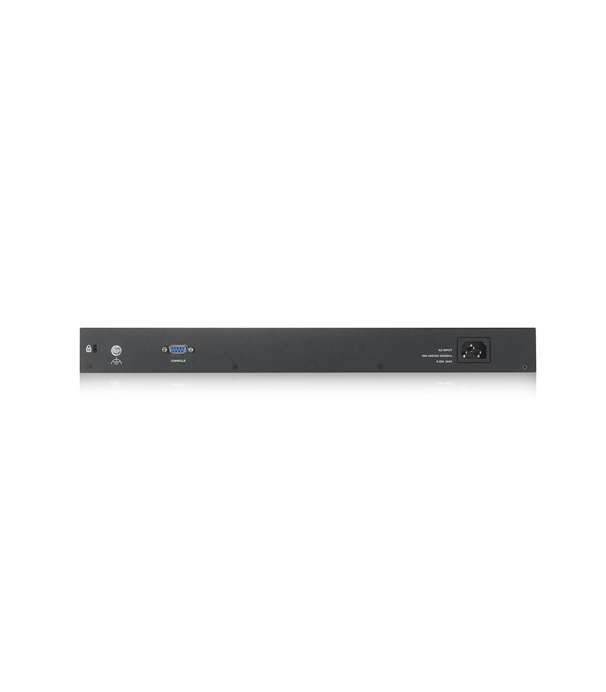 Zyxel GS2220-50HP-EU0101F switch Gestionado L2 Gigabit Ethernet (10 100 1000) Energía sobre Ethernet (PoE) Negro