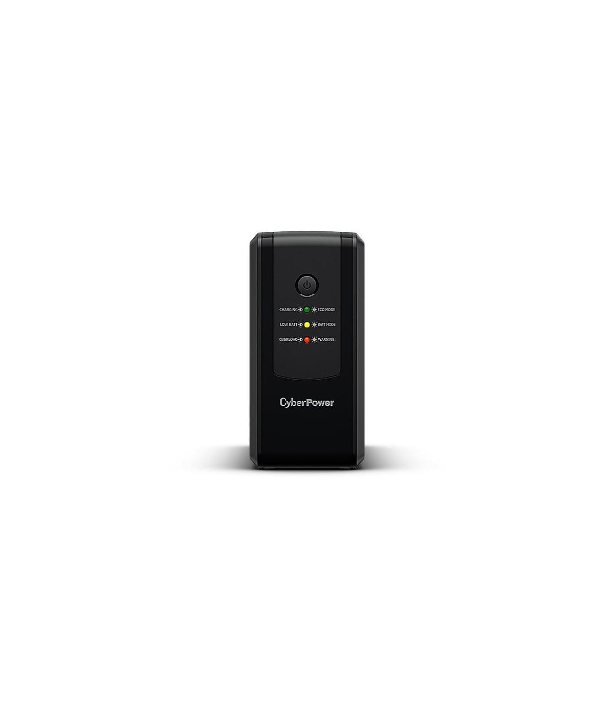 CyberPower UT650EG sistema de alimentación ininterrumpida (UPS) Línea interactiva 0,65 kVA 360 W 3 salidas AC