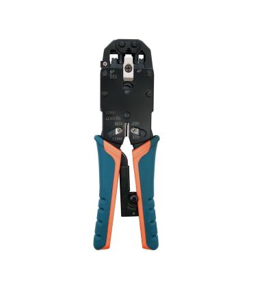 Nanocable 10.31.0102 crimpadora Herramienta para prensar Negro, Naranja