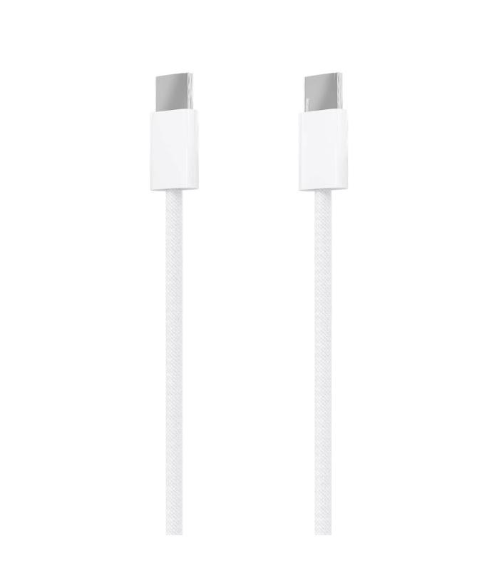 AISENS Cable USB 2.0 3A 60W Apple, tipo USB-C M-USB-C M, Blanco, 2.0m