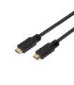 AISENS Cable HDMI V2.0 Premium alta velocidad   HEC 4k@60Hz 18Gbps con repetidor, A M-A M, Negro, 25 m