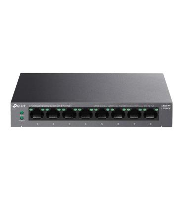 TP-Link LiteWave LS108GP switch No administrado Gigabit Ethernet (10 100 1000) Energía sobre Ethernet (PoE) Negro