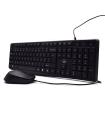 Ewent EW3007 teclado Ratón incluido Oficina USB QWERTY Portugués Negro