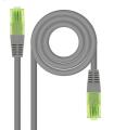 Nanocable Cable de Red Latiguillo RJ45 CAT.6 UTP AWG26 CCA, Gris, 7 m