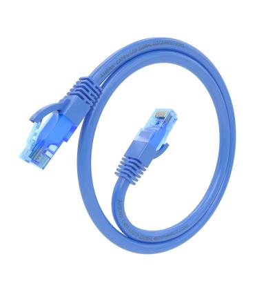 AISENS Cable De Red Latiguillo RJ45 Cat.6 UTP AWG26 CCA, Azul, 25 cm