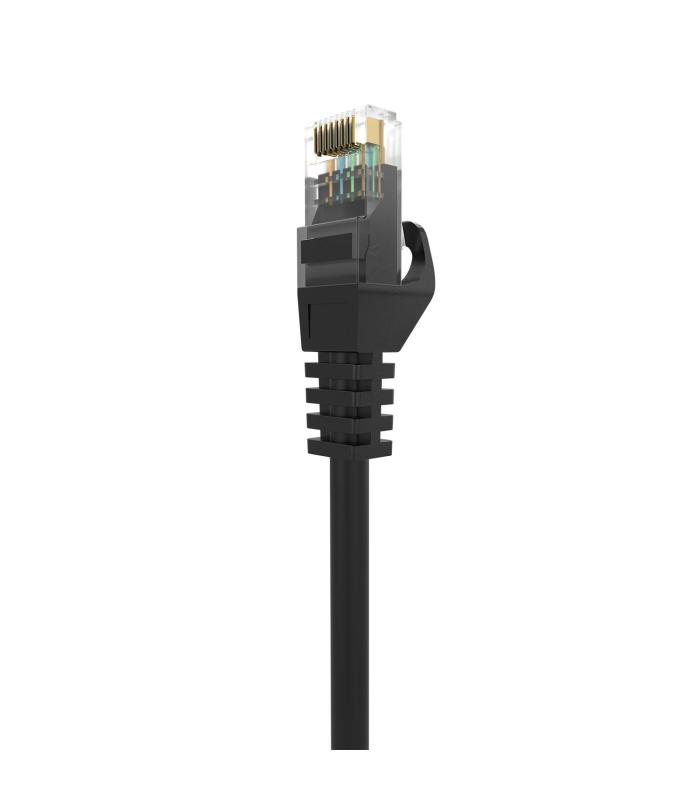AISENS Cable de Red Latiguillo RJ45 LSZH Cat.6A 500 Mhz UTP AWG24, Negro, 2.0M