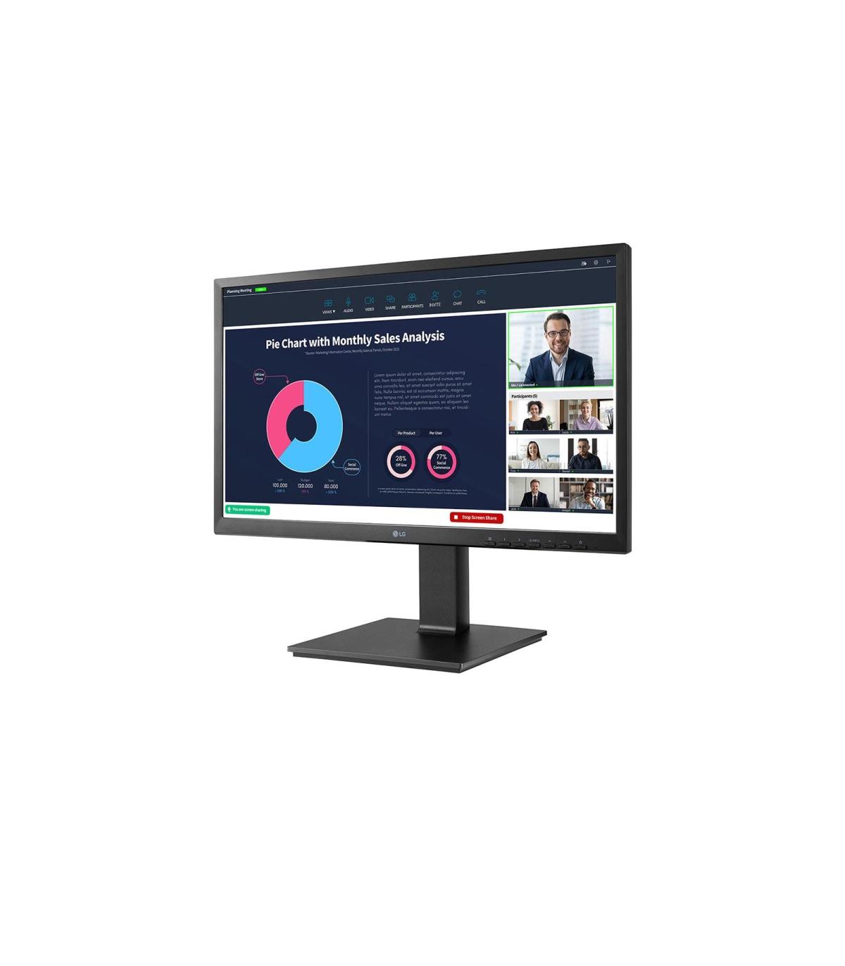 LG 24BP75CP-B pantalla para PC 60,5 cm (23.8") 1920 x 1080 Pixeles Full HD LED Negro