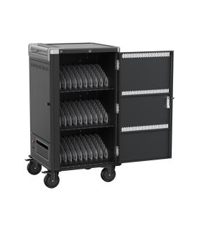 Ewent EW1700 carrito y armario de dispositivo portátil Carro de gestión y carga para dispositivos portátiles Negro, Gris