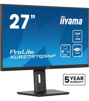 iiyama ProLite XUB2797QSNP-B1 pantalla para PC 68,6 cm (27") 2560 x 1440 Pixeles Wide Quad HD LED Negro