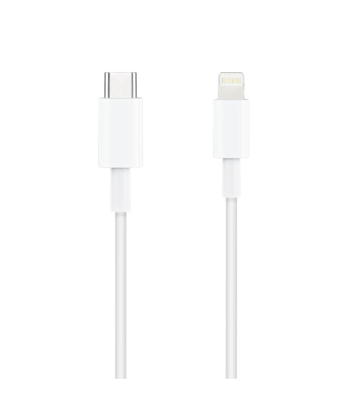TooQ 10.10.0601 cable de conector Lightning 1 m Blanco