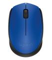 Logitech M171 Blue-K ratón Oficina Ambidextro RF inalámbrico Óptico 1000 DPI