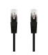 Nanocable Cable Red Latiguillo RJ45 CAT.6 UTP AWG24, Negro, 25 cm