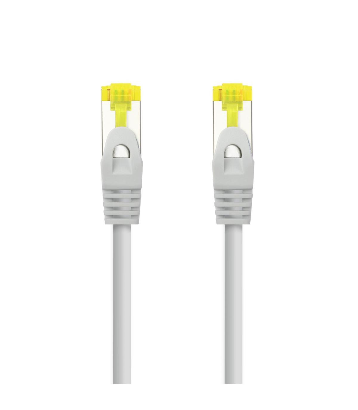 Nanocable Cable de red latiguillo RJ45 LSZH Cat.6A SFTP AWG26, Gris, 0.5m