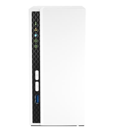 QNAP TS-233 servidor de almacenamiento NAS Mini Tower ARM Cortex-A55 2 GB 0 TB QNAP QTS Blanco