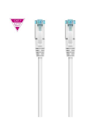Nanocable Cable de Red Cat.7 600MHZ LSZH SFTP PIMF AWG26, Blanco, 2 m