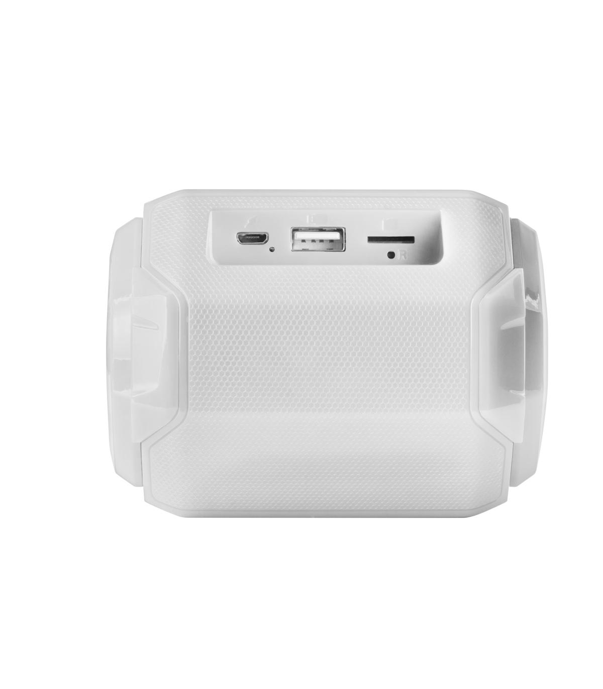 Altavoz Con Bluetooth Mars Gaming MSBAXW  10W  1.0  Blanco