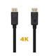 AISENS Cable DisplayPort V1.2 4K@60Hz, DP M-DP M, Negro, 1.0m