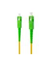 Nanocable Cable de Fibra Óptica SC APC a SC APC Monomodo Simplex LSZH, Amarillo, 10m