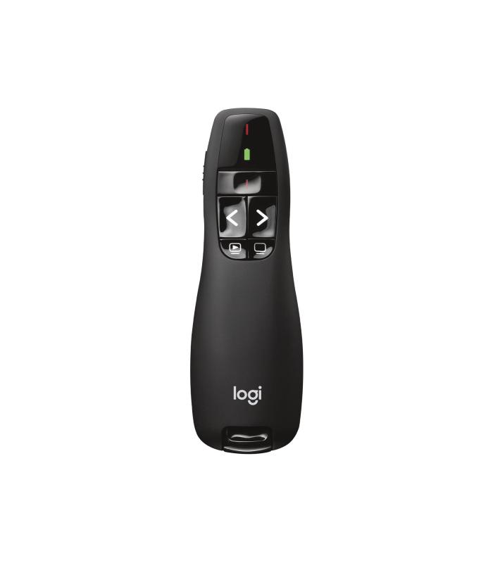 Logitech R400 apuntador inalámbricos RF Negro