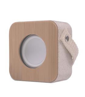 Mars Gaming MS-ECO Altavoz Bluetooth 5.1 Ecolgico Material Orgnico Wheat Straw Y Bamb Tamao Compacto