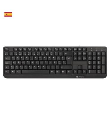 NGS - Teclado Funky V3 - Cable 1.4m - 12 Teclas Multimedia - Negro