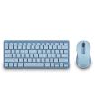 NGS Fantasy Pack Teclado Compacto Silencioso + Raton Silencioso 1600dpi 5 Botones - Conexion 2,4GHz, BT1 Y BT2 - Color Azul