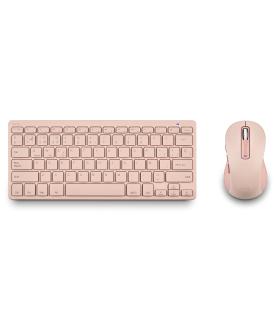 NGS Fantasy Pack Teclado Compacto Silencioso + Raton Silencioso 1600dpi 5 Botones - Conexion 2,4GHz, BT1 Y BT2 - Color Rosa
