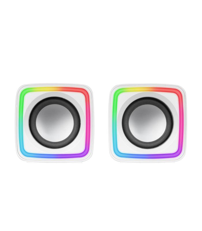 Altavoces Mars Gaming MSCUBE  8W  2.0  Blancos