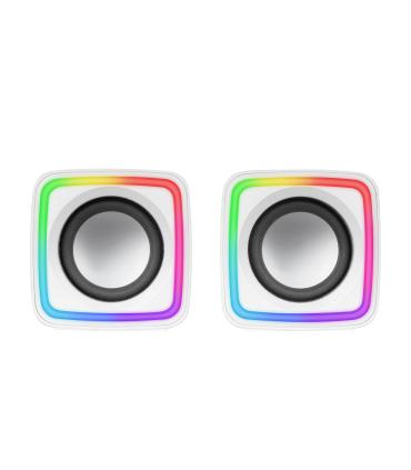 Altavoces Mars Gaming MSCUBE  8W  2.0  Blancos