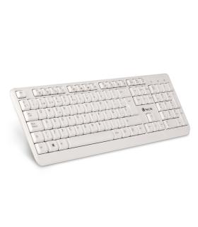 TECLADO NGS CABLE SPIKE BLANCO  USB